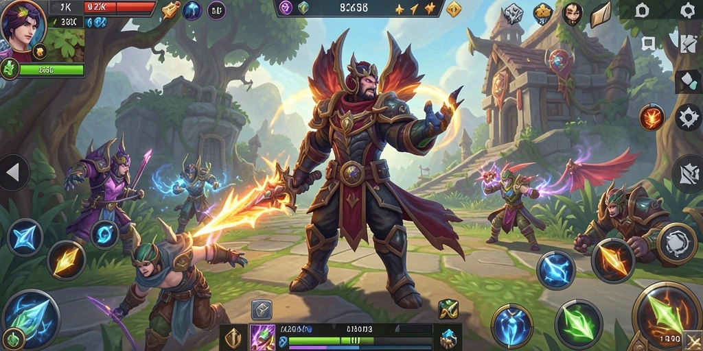 Gameplay seru dalam dunia fantasi MMORPG