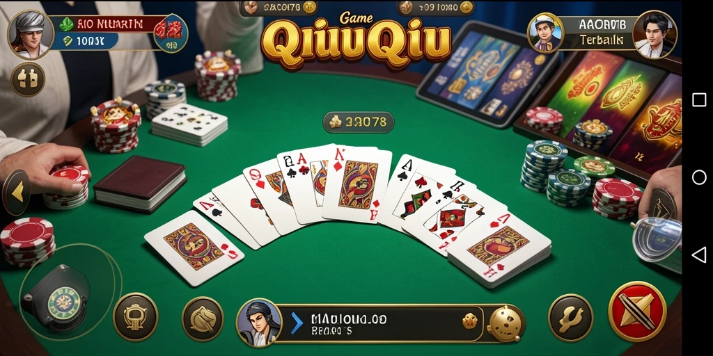 Tampilan screenshot dari <strong>CACOR78</strong> menunjukkan gameplay QiuQiu yang menegangkan.