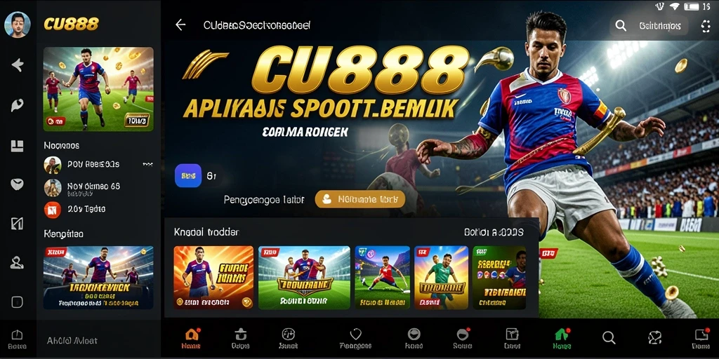 Tampilan gameplay menarik dari aplikasi Sportsbook CU888.