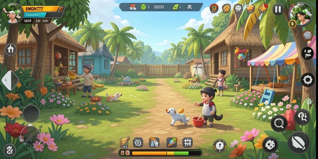 Tampilan gameplay EMON777 yang seru dan menghibur.
