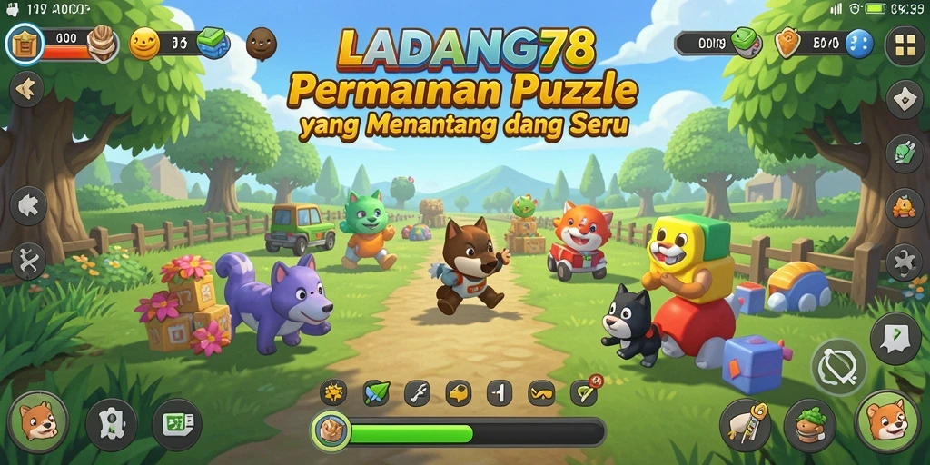 Tampilan gameplay LADANG78 yang seru dan menantang.