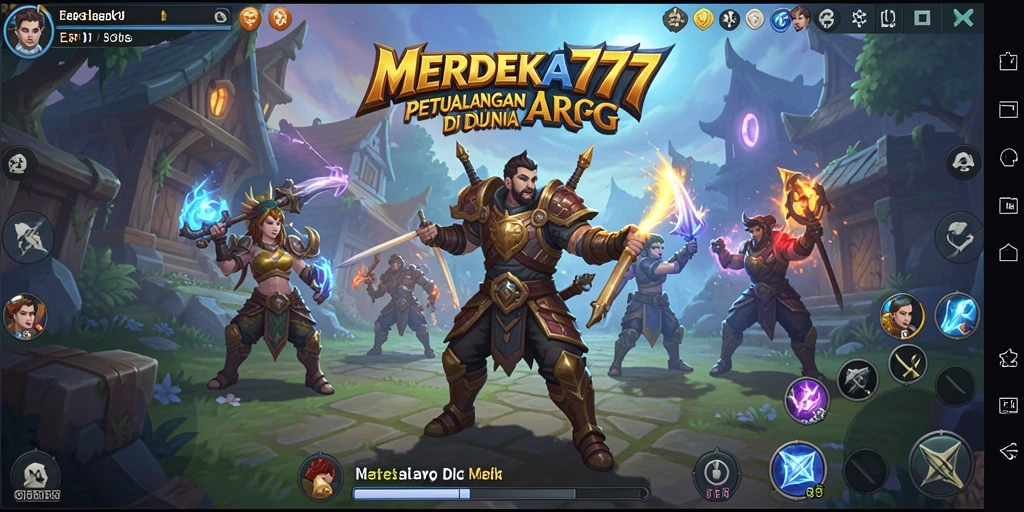 Tampilan seru gameplay epik di MERDEKA777