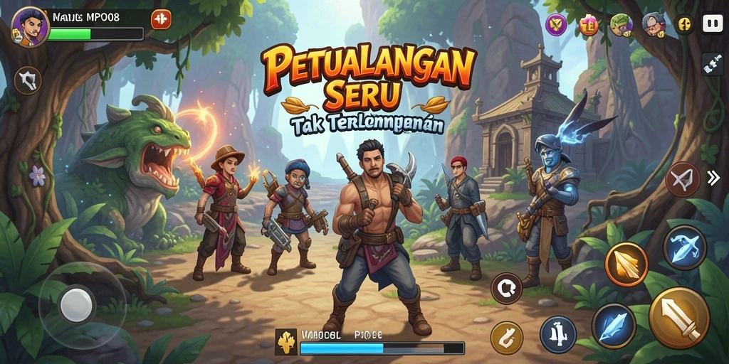 Screenshot MPO08 menampilkan aksi seru dalam gameplay petualangan.