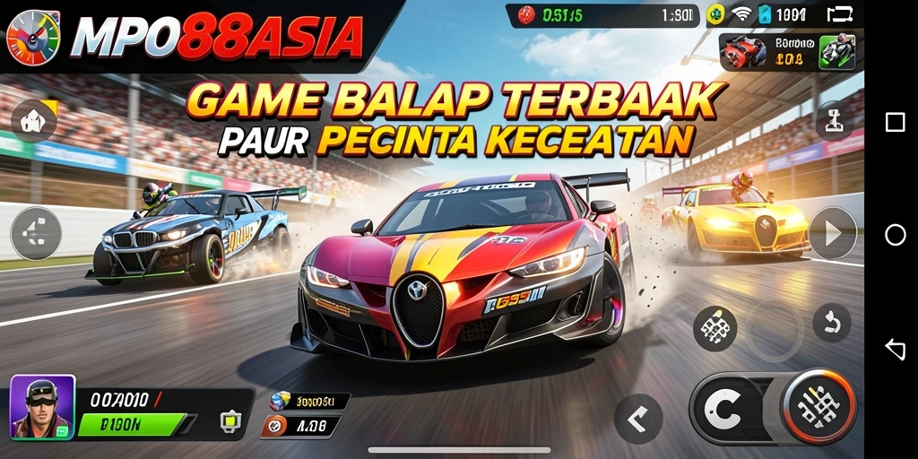 Gameplay Racing MPO88ASIA yang mendebarkan dan seru.