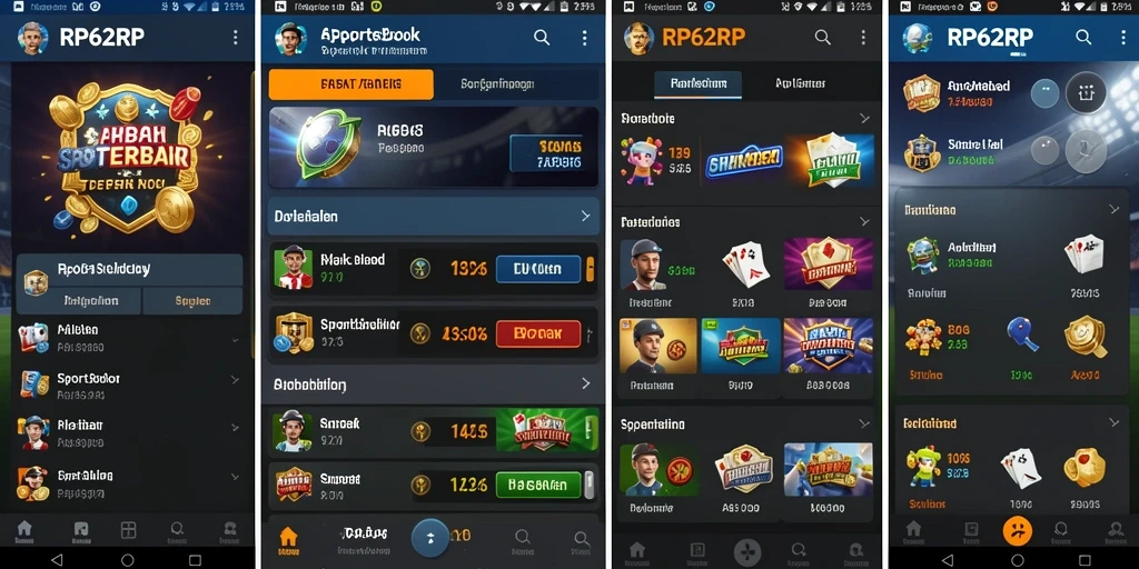 Tampilan antarmuka RP62RP yang menarik dan fungsional.